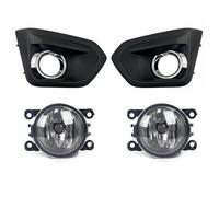 DZSQMLJG Fendinebbia LED Per Subaru Per Impreza 2012-2014 Auto Paraurti Anteriore Nebbia Lampada Luce Lunetta Copertura W/Cromo ABS Respingente Fendinebbia(4 PCS)