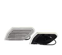 DZSQOMHGD indicatori specchio laterale 2x Indicatore Di Direzione Laterale LED Dinamico Lampeggiante Per Jeep Per Wrangler JL 2018-2021 Per Gladiator JT 2020-2021 Freccia Indicatore(Silver LENS)