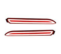 DZSQTGJKIO Led Riflettore Paraurti Posteriore Luci Per Lexus Isf Gx470 Rx300 5630 Luce Freno DRL Luce Di Guida Coda Lampada Assemblea(B,3 function)