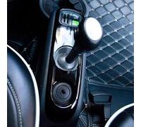 DZSQTGJKIO Modanatura Interni Decorazione Decorazione del Pannello del Cambio Guscio di Protezione Adesivi per Auto per Mercedes per Smart 451 per Fortwo Accessori Interni Modifica(Nero)