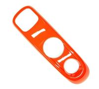 DZSQTGJKIO Modanatura Interni Decorazione Decorazione del Pannello del Cambio Guscio di Protezione Adesivi per Auto per Mercedes per Smart 451 per Fortwo Accessori Interni Modifica(Arancia)