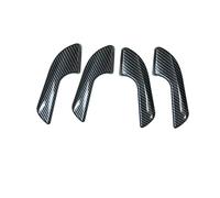 DZSQTGJKIO Modanatura Interni Decorazione for Alfa for Romeo for Giulietta Door Inner Handle Decoration Shell Protective Cover Car Stickers Interior Accessories Trim(Carbon style-4pcs)