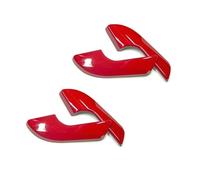 DZSQTGJKIO Modanatura Interni Decorazione for Alfa for Romeo for Giulietta Door Inner Handle Decoration Shell Protective Cover Car Stickers Interior Accessories Trim(Red-4pcs)