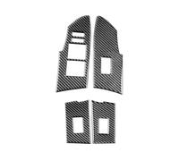 DZSQTGJKIO Modanatura Interni Decorazione Pannello di Pulsanti Alzacristalli, Decorazione, Copertura, Adesivo, Decalcomania per Corolla 2014, 2015, 2016, 2017, 2018, Accessori per Auto(RHD)