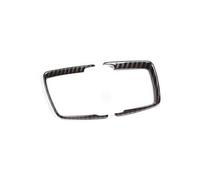 DZSQTGJKIO Modanatura Interni Decorazione per BMW Serie 1 2 3 4 F30 F31 F32 F34 F20 F36 X5 F15 X6 F16 Interruttore Fari Auto Pulsante Cornice Adesivo Accessori Interni(Stile Fibra Carbonio)