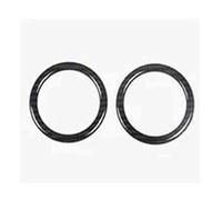 DZSQTGJKIO Modanatura Interni Decorazione per Mercedes per Benz Classe E W212 ML GL GLE GLS W166 X166 GLK X204 Cruscotto Auto Aria Condizionata Bocchetta Cerchi Decorazione Trim(Carbone Nero)