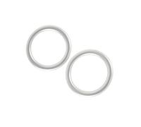 DZSQTGJKIO Modanatura Interni Decorazione per Mercedes per Benz Classe E W212 ML GL GLE GLS W166 X166 GLK X204 Cruscotto Auto Aria Condizionata Bocchetta Cerchi Decorazione Trim(Argento)