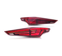 DZSQTGJKIO Nero Luci Di Coda A LED Per Toyota Per Highlander 2020 2021 2022 Indicatore Sequenziale Start Up Animazione Posteriore Lampade Coda Lampada Assemblea