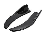 DZSQTUND Spoiler Frontali per Auto 1 Paio Universale Nero/Auto in Fibra Carbonio Schermo Paraurti Auto Spoiler Labbro Anteriore Anti-collisione Lip Splitter Spoiler(Nero)