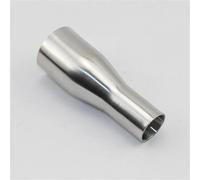 DZSQTUND Terminale di Scarico Raccordo Tubi Sanitari in Acciaio Inossidabile SUS 304 con Riduzione Saldatura Testa OD da 19Mm 25Mm 32Mm 38Mm 45Mm 51 Mm Coda Punta Fine Tubo(51mm to 32mm)