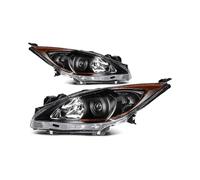 DZSQWETYU Copri Faro Anteriore Auto 1 Coppia di Fari Anteriori per Mazda 3 2010 2011 2012 2013 Senza Luce Copriobiettivo