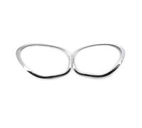 DZSQWETYU Copri Faro Anteriore Auto Cornice Cromata per Fari Anteriori, Cornice per Mini per Cooper R60 per Countryman S ALL4 2011-2016 51139801573 51139801574 Copriobiettivo(1 Paio)