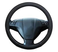 DZSQWETYU Coprivolante per Fiat per Grande per Punto per Punto per Punto per Evo Van Coprivolante Auto in Pelle Antiscivolo Accessori Auto Coprivolante Auto(Nero)