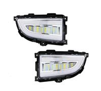 DZSQWETYU Faro Anteriore A DRL Per Mitsubishi Per Lancer 2004-2006 Luce Di Marcia Diurna Bianca E Gialla Indicatore Direzione Paraurti Fendinebbia 12V Led Fendinebbia Anteriore Per Auto