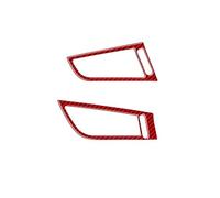 DZSQWETYU Interni Auto Front Air Vent Decorazione Cornice Uscita Trim Adesivi per Auto in Fibra di Carbonio per BMW Z4 E89 2009-2016 Accessori Interni Modanatura Interni(for LHD- Red)
