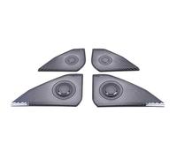 DZSQWETYU Interni dell'auto per VW per Golf 8 MK8 2020-2023 Cruscotto Altoparlante Copertura Adesivi Accessori di Rifinitura LHD Stile Auto Altoparlante Audio Auto Trim Accessori(Black A)