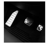 DZST Copri Pedali per Jeep per Compass 2017-2020 per Renegade BU 2015-2020 Poggiapiedi Pedali Acceleratore Pedale Freno Copertura Pad Custodia Pedale Auto Copertura(Footrest And AT)