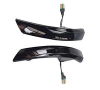 dzstnbhd Per Ford Per Focus 2 3 Mk2 Mk3 Per Mondeo Mk4 EU Indicatori Di Direzione Luce Acqua Che Scorre Lampeggiante Specchio Indicatore Lampeggianti Laterali Dinamici(Giallo)