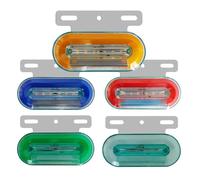 DZSYANJIASM Indicatore sequenziale 4 Luci Posizione A LED 24 V Rimorchi Camion Luci Ingombro Camion Per Volvo Luci Laterali Indicatori Direzione Trattori E Camion(Rosso)