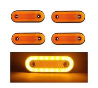 DZSYANJIASM Indicatore sequenziale 4 Luci Posizione Laterali A LED Camion 12V 24V Luci Segnalazione Ingombro 20SMD Montaggio Su Rimorchio Accessori Camion Per Volvo(Yellow B)