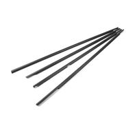 DZSYBUIGB Modanature Finestrini Auto 4 Pezzi/Set Guarnizione finestrini Esterni Auto Guarnizione portiera Cintura per VW per Golf per MK6 2008 2009 2010 2011 2012 Guarnizioni Finestrini
