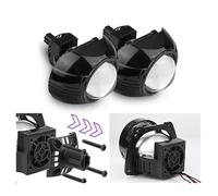 DZSYINGCHUSM Freno Posteriore Faro Anteriore Bi-LED 30 Pollici 100W 6000K Proiettore Bianco H4 H7 9005 9006 Adattatore Montaggio Lampada Bi-LED Per Ford 12V(RHD with Black Mask)