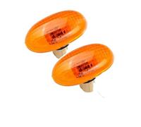 DZSYINGCHUSM Freno Posteriore Indicatore di direzione laterale color ambra per Chevy per Aveo per Spark di accensione 96415789(2pcs Yellow Lens)