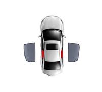 DZSYINGCHUSM Tendine Parasole Auto per BMW Serie 1 F40 2019-2024 Auto Scudo Parabrezza Anteriore Tenda Finestra Laterale Posteriore Blocco Parasole Visiera Parasole Auto Parasole (Color : 2PCS Rear)