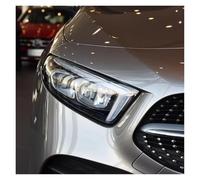 DZSYINGLONGSM Alloggiamenti fari Paralume per Auto Coprifaro Anteriore in Vetro per Benz per W177 per W257 per Classe A 2019-2021 A180 A200L Paralume Anteriore(Giusto)