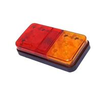 DZSYINGLONGSM Blocchi fari posteriori auto 2X 12V 24V 10-80v LED Fanale Posteriore Indicatore Di Direzione Lampada Arresto Luce Freno(12V DC)