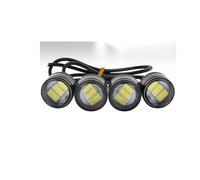 DZSYINGLONGSM Indicatori di direzione 4 Luci LED Da 12 V Luci Per Specchietto Retrovisore Faretti Per Moto Fendinebbia Luci Diurne Indicatore Luminoso