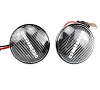 DZSYINGLONGSM Luce Indicatore Laterale Led Car Dynamic LED Side Repeater Indicator Light Flowing Marker Signal Lamp Per Range Rover L322 2002-2012(Dynamic Smoked)