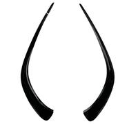 DZSYINGLONGSM Spoiler Frontali Auto per Mercedes per Benz CLA Cl C118 CLA180 CLA200 2020 Fino al Paraurti Anteriore Air Vent Copertura Trim Splitter Spoiler da Labbro Paraurti Anteriore(Nero Lucido)