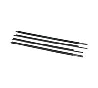 DZSYINGLONGSM Striscia di Tenuta 55112376AH 55112377AH 55372138AH 55372139AH 4 Pezzi Porta Cintura Esterna Guarnizione per Dodge per RAM 1500 2500 3500 4500 5500 2009-2021 Guarnizioni