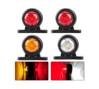 DZSYINGLONGSM Terza luce freno Luce Ingombro Laterale 12/24V Universale Nave Barca Yacht Camion Pesante Furgone Indicatore Direzione A LED Rosso Ambra Bianco Luce Tetto Cabina(4pcs 2colors)