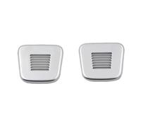 DZSYOHFS Cornici dei Interno Ventilazione 2 pz/Set Auto Tetto Microfono Copertura Dell'altoparlante Paillettes Trim Adesivo per Jeep per Renegade 2014-2022 Accessori(ABS Silver)
