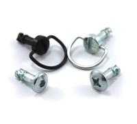 Dzus carenatura Chiusure Borchie Pin Bullone - Scegli D-Ring Bottone & Lunghezza