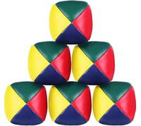 Dzxin Palline Giocoleria, 6 PCS Palline da Giocoliere Palla Morbida Palline Bambini Colorate per Adulti Bambini Principianti all'aperto