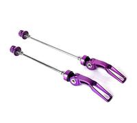 DZXYTWLMG Compatibile con l'asse Anteriore in Lega di Alluminio da 145 mm, Dado for Bici a sgancio rapido for Una Facile Installazione dell'accessorio for Ciclismo(Purple)