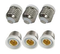 DZYDZR 6pcs Conversione Portalampada E27 a E12 Adattatore Adatto Per Lampadine a LED