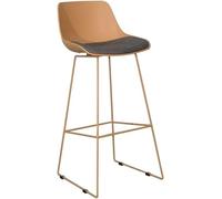 DZYHFCO Alti sgabelli da bar nordici con schienale Cucina commerciale semplice e caffè CStylish Leisure Seating per la casa &