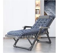 DZYHFCO DUANZEYUQA - Chaise longue pieghevole per esterni, spiaggia, prendere il sole, patio, piscina, prato, sdraiarsi in piano, regolabile in 5 posizioni (C)