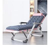 DZYHFCO DUANZEYUQA - Chaise longue pieghevole per esterni, spiaggia, prendere il sole, patio, piscina, prato, sdraiarsi in piano, regolabile in 5 posizioni (E)