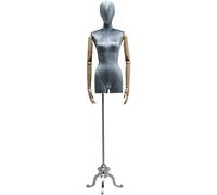 DZYHFCO Manichino sartoriale manichino manichino negozio di abbigliamento modello manichini con base in metallo finestra espositore mensola