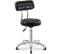DZYHFCO Sedia da computer moderna e minimalista, girevole, per casa, per il tempo libero, l'ufficio, lo schienale, lo sgabello per dormitorio studentesco (nero)