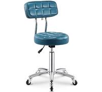 DZYHFCO Sedia da computer moderna e minimalista, girevole, per il tempo libero, l'ufficio, lo schienale, lo sgabello per dormitorio studentesco (blu)