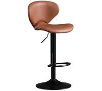 DZYHFCO Semplice sedia da bar 60-80 cm, schienale alto, sgabello alto, uso domestico, alto portante, per cucina (marrone)