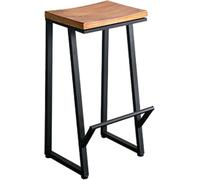 DZYHFCO Sgabello da bar in ferro battuto vintage industriale 75 cm/30 (A)