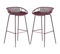 DZYHFCO Sgabello da bar senza braccioli, altezza fissa, per cucina, sala da pranzo, bar, con capacità di carico di 300 libbre, per cucina (C)