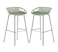 DZYHFCO Sgabello da bar senza braccioli, altezza fissa, per cucina, sala da pranzo, bar, con capacità di 136 kg, per cucina, (F)